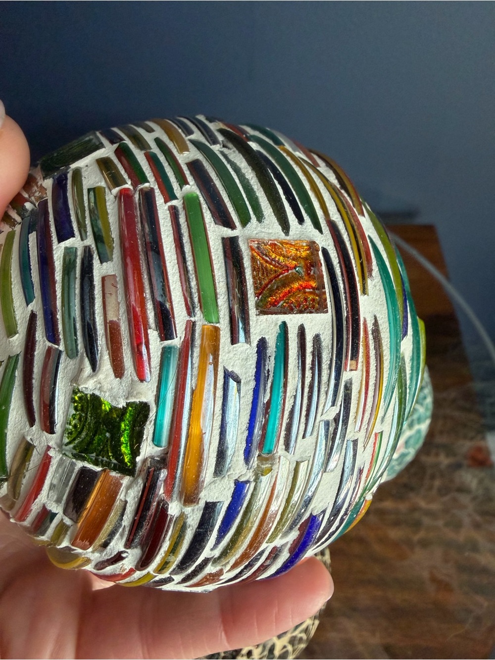 Decorative Mosaic Glass Balls - Picture 5 of 10